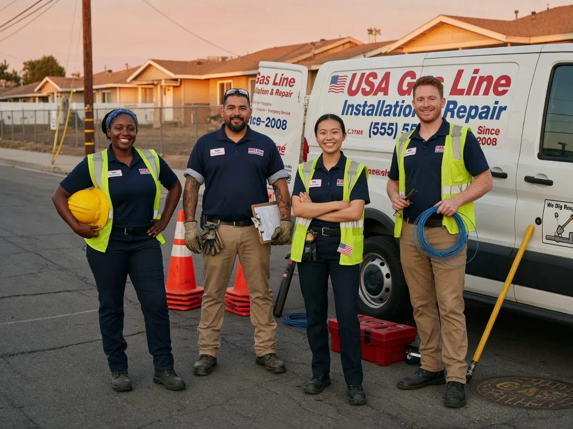 Gas Line Installation company in Proberta, CA